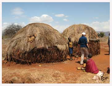 Foto villaggio africano