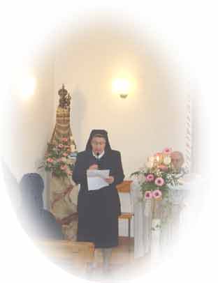 Discorso di Suor Giovanna Madre